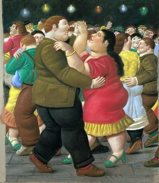 bailarines-pintura-fernando-botero